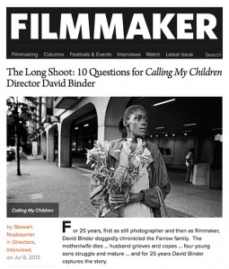 filmmaker magazine page 1